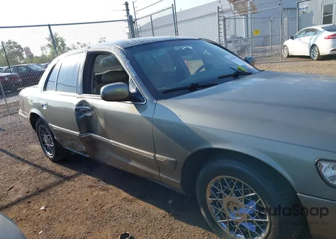 2002 Mercury Grand Marquis Gs из США, поврежденный, VIN 2MEFM74W12X627198